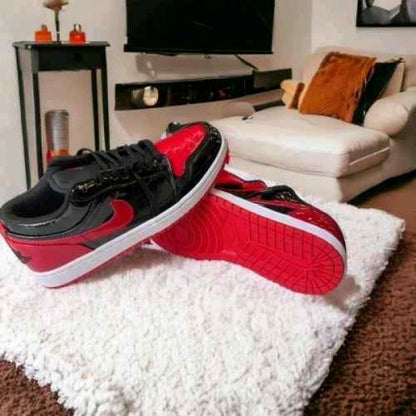 nikkee JORDAN RETRO 1 LOW PATENT BRED
