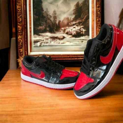 nikkee JORDAN RETRO 1 LOW PATENT BRED