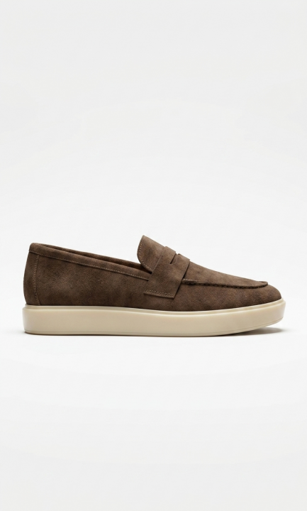 ZAR.A BROWN SUEDE LOAFER 600