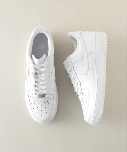 Nik.e Air Force 1 Leather UA Quality With EXtra Bottle Lace Keychain Dust Bag & Og Box