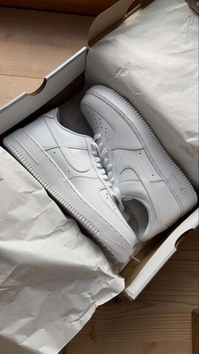Nik.e Air Force 1 Leather UA Quality With EXtra Bottle Lace Keychain Dust Bag & Og Box