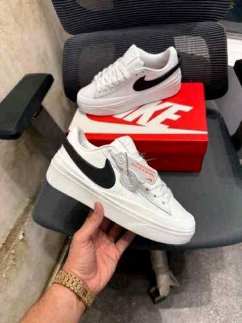nikkee blazer phantom low white black