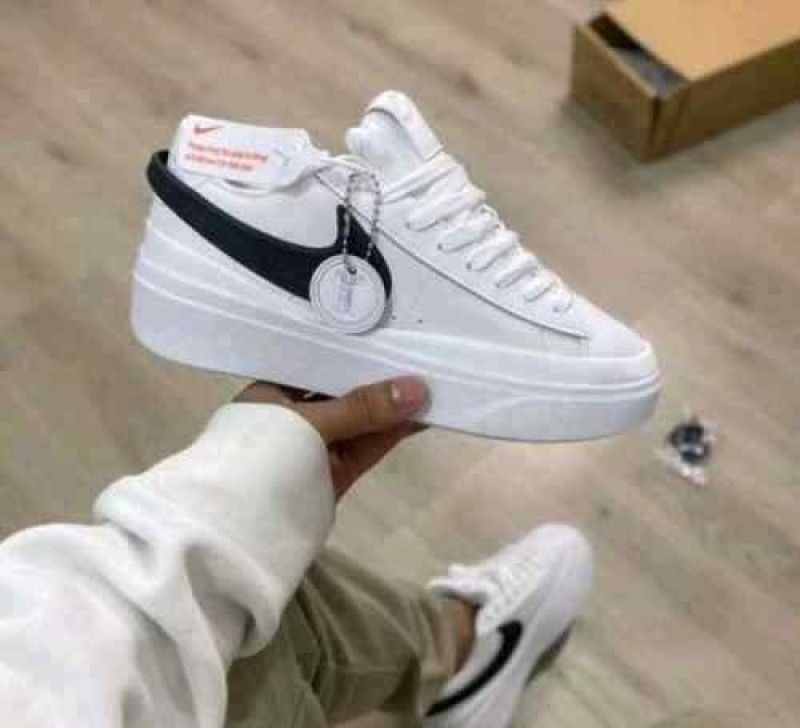 nikkee blazer phantom low white black
