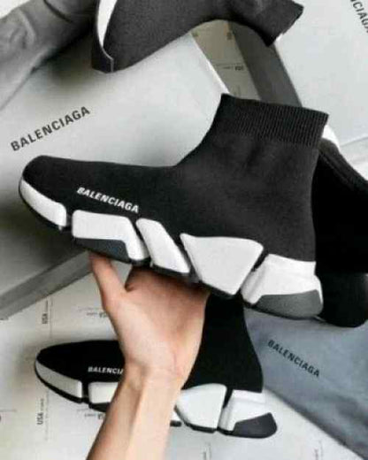 Balenciagaa Speed KNIT 2 0 Trainer Black White