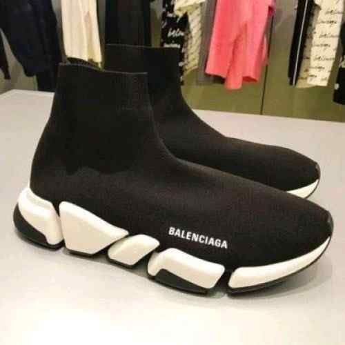 Balenciagaa Speed KNIT 2 0 Trainer Black White
