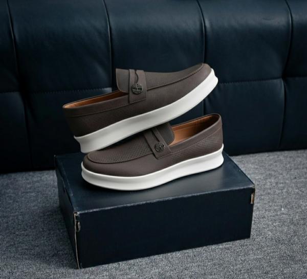 TIMBERLAND SLIP ON BROWN WHITE 0044