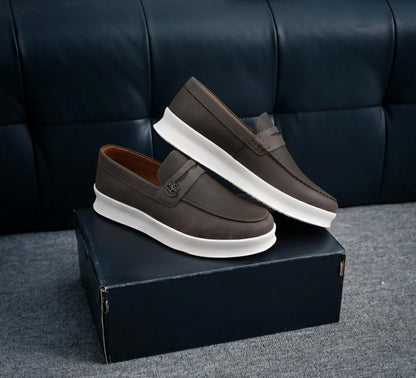TIMBERLAND SLIP ON BROWN WHITE 0044