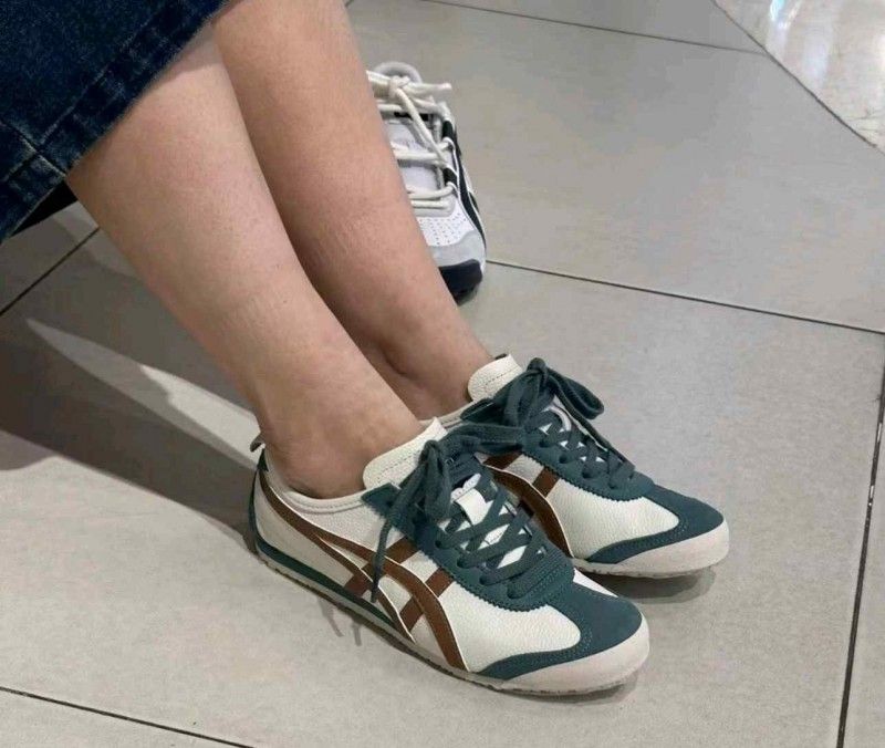Onitskaa Tiger Mexico 66 Green Cream Brown fix