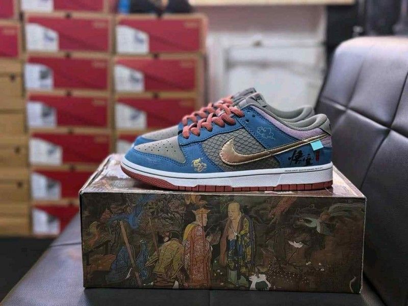 Nikkee Air Jordan 1 Low MYTH WUKONG WITH ACCESSORIES