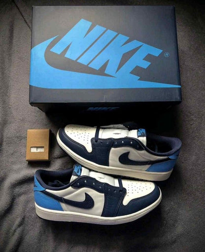 Nikkee Air Jordan retro 1 Low OG Obsidian UNC