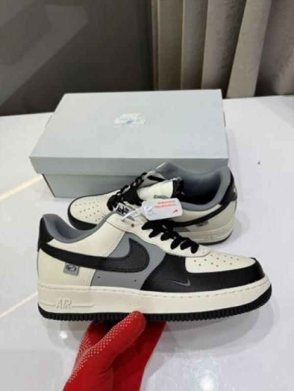NIK_E AIRFORCE 1 BLACK GREY FIX