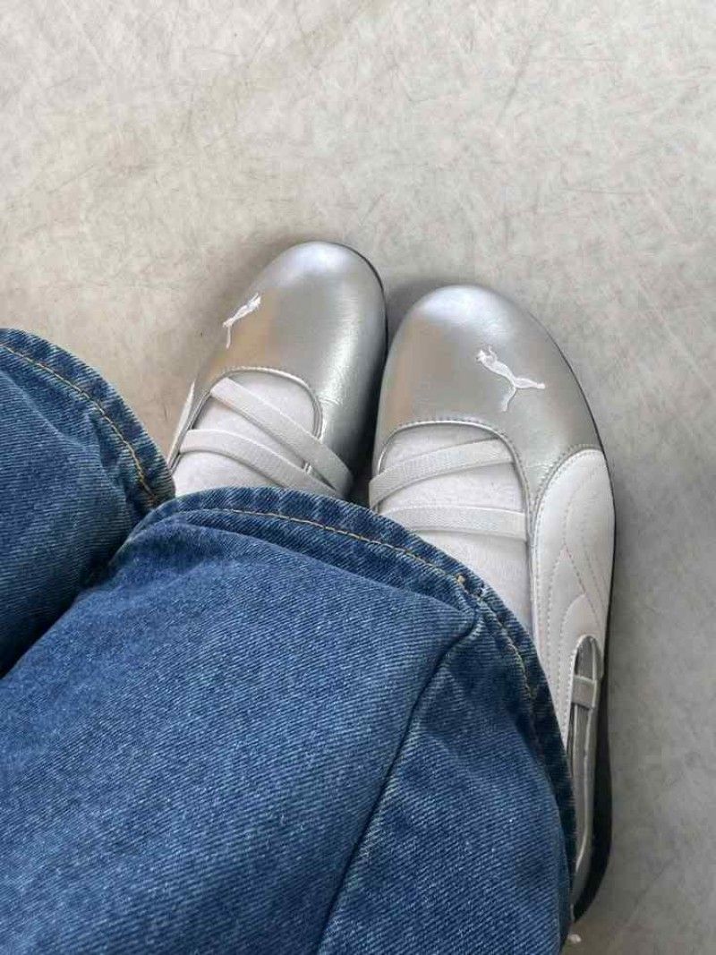 Pummaa Speedcat Ballet Silver Metallic for her