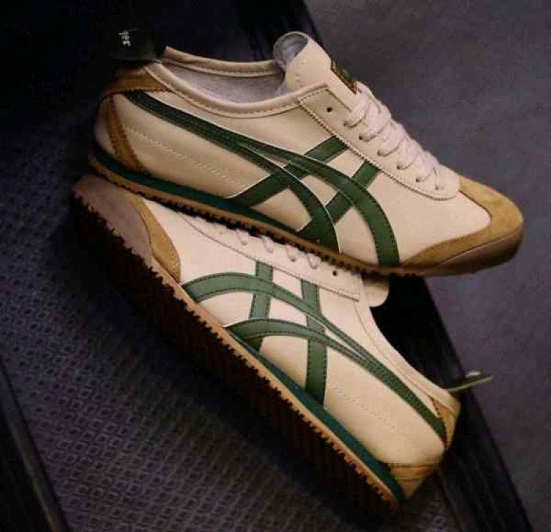Onitsukka Tiger Mexico 66 Beige Green Grass for her fix