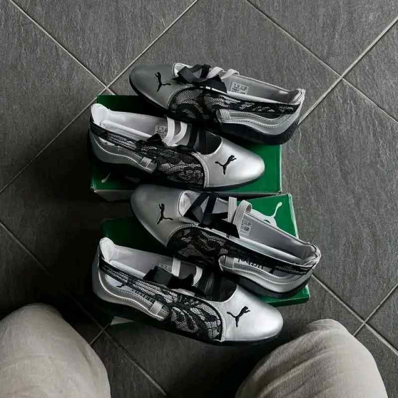 pummaa Speedcat Og Ballet Lace Silver