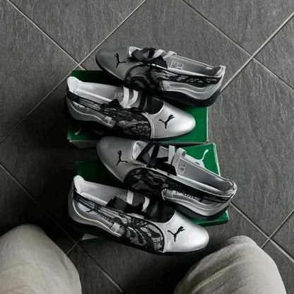pummaa Speedcat Og Ballet Lace Silver