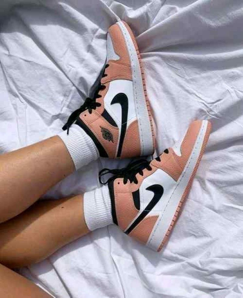 nikkee air jorden 1 mid gs pink quartz for her
