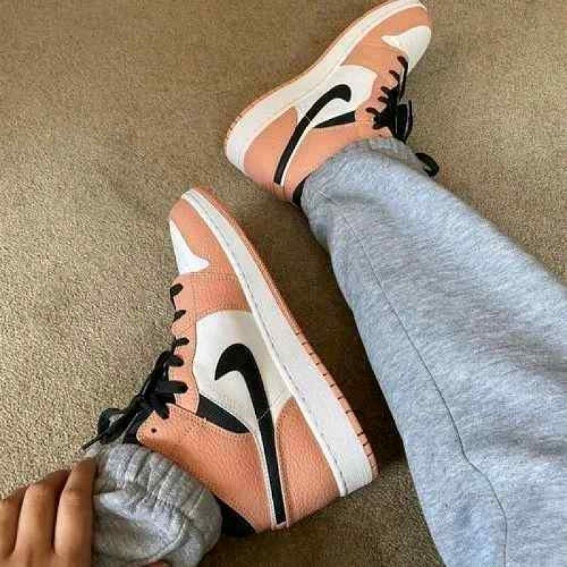 nikkee air jorden 1 mid gs pink quartz for her