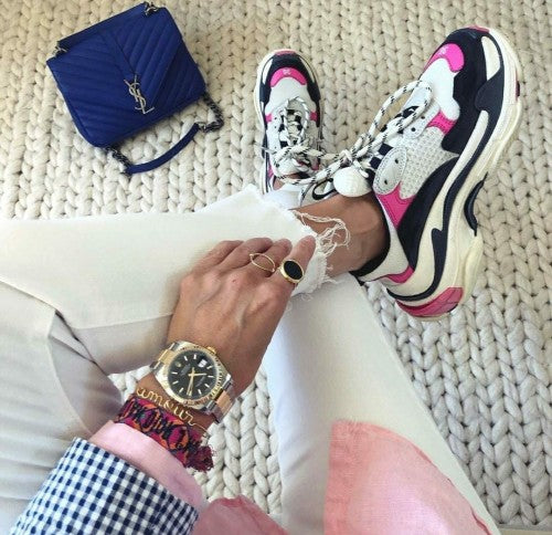 Balenciaga triple s trainers white pink fix rate no less