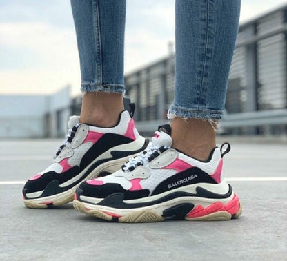 Balenciaga triple s trainers white pink fix rate no less