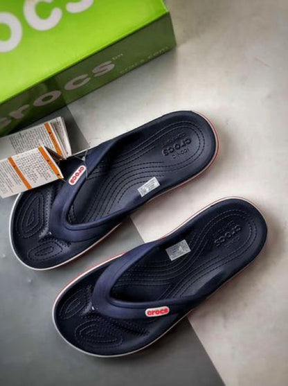 croc bayaband flip navy pepper legit quality
