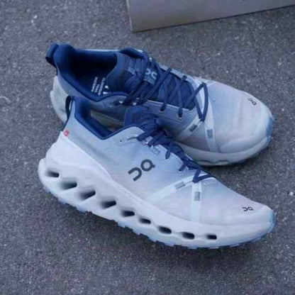 On Cloudsurfer Trail Waterproof Chambray Glacier