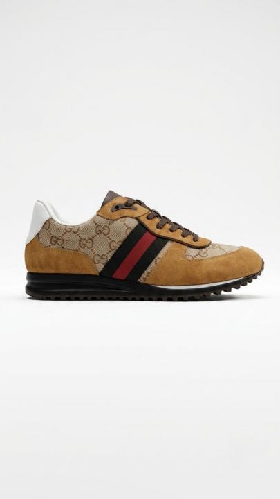 Guucci Re-Motion Canvas Beige Dark Brown