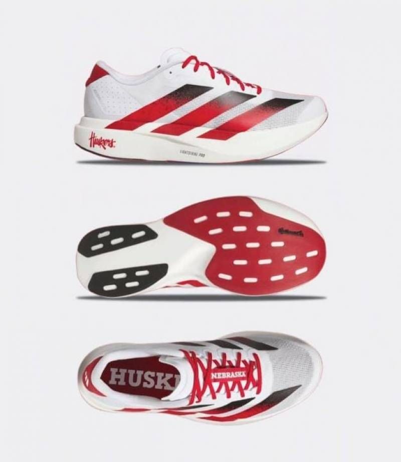 ADIIDAS ADIZERO EVO SL NEBRASKA CORNHUSKERS
