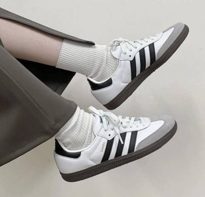 Addidas samba white black