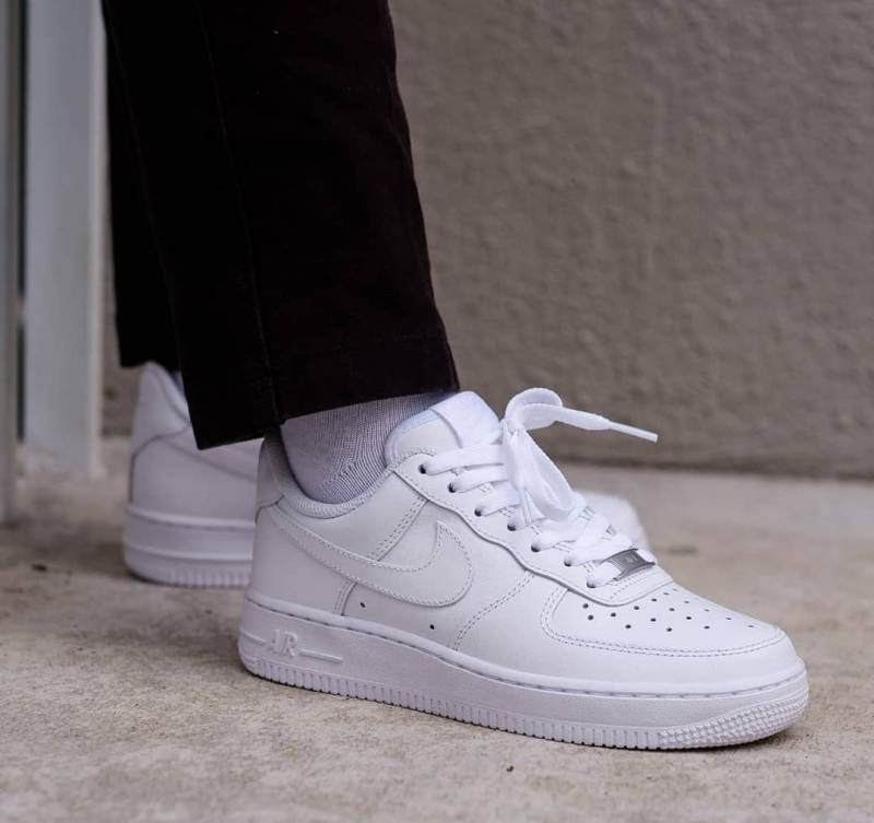 Nik Airforce 1  full white pure Leather Qwality
