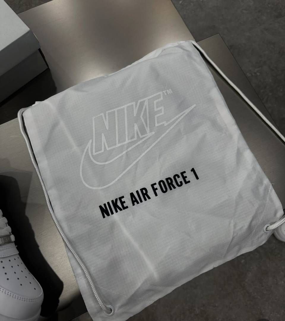 Nik Airforce 1  full white pure Leather Qwality