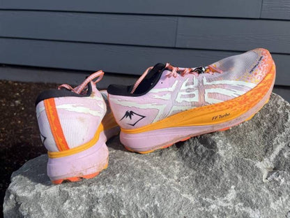 Asiccss Metafuji Trail Shoes Purple Orannge
