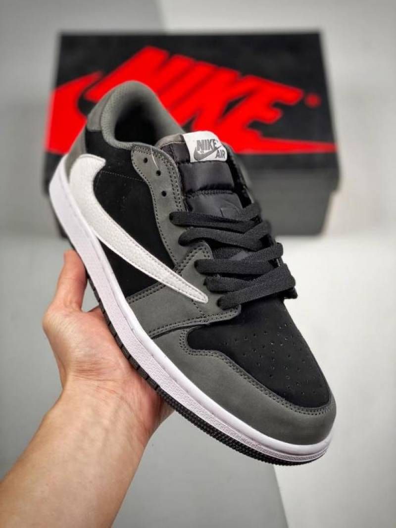 Air Jordan Retro 1 low travis scott fragment black Grey