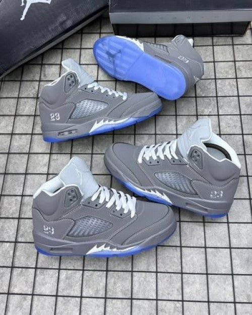 Air Jordan Retro 5 Wolf Grey Semi Ua