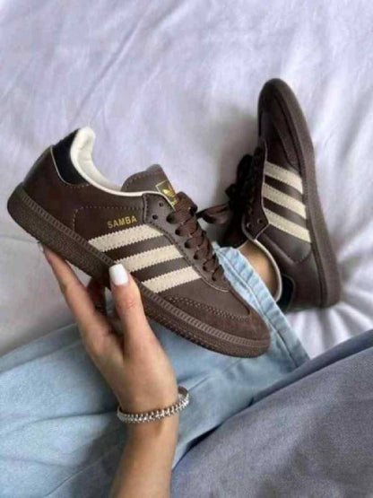Adid dass samba og dark brown beige gum