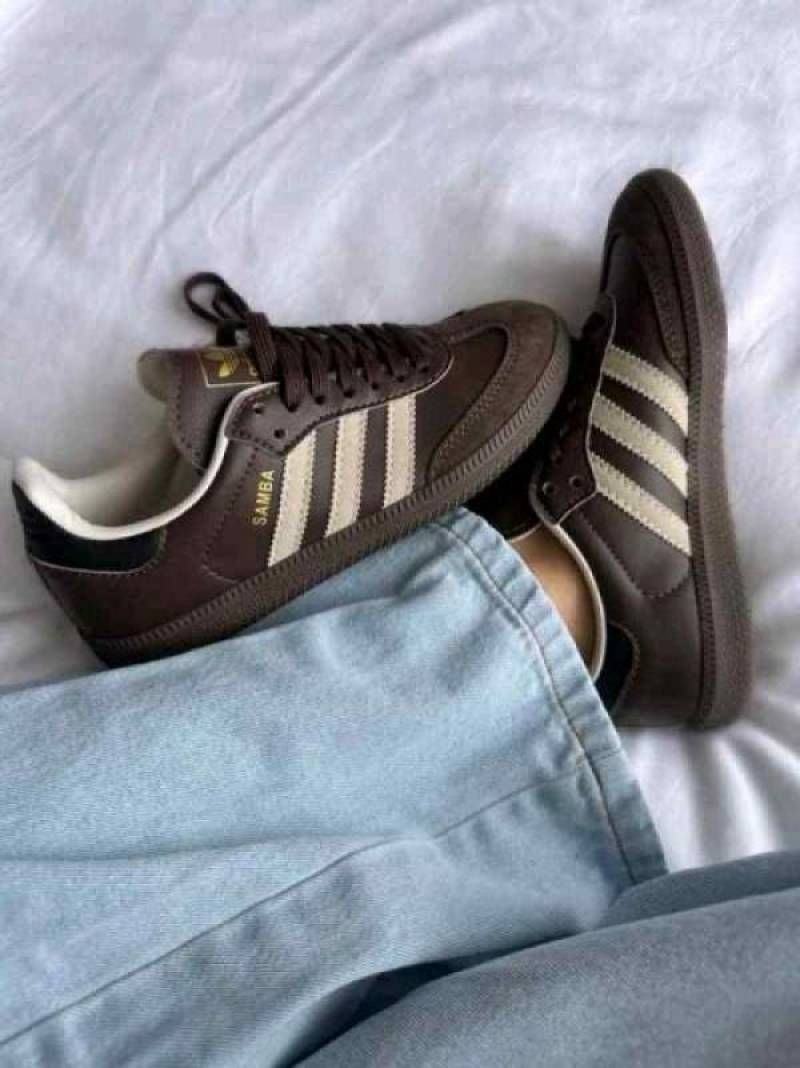 Adid dass samba og dark brown beige gum