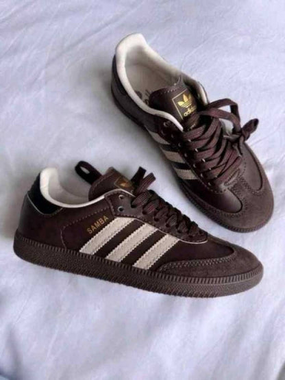 Adid dass samba og dark brown beige gum
