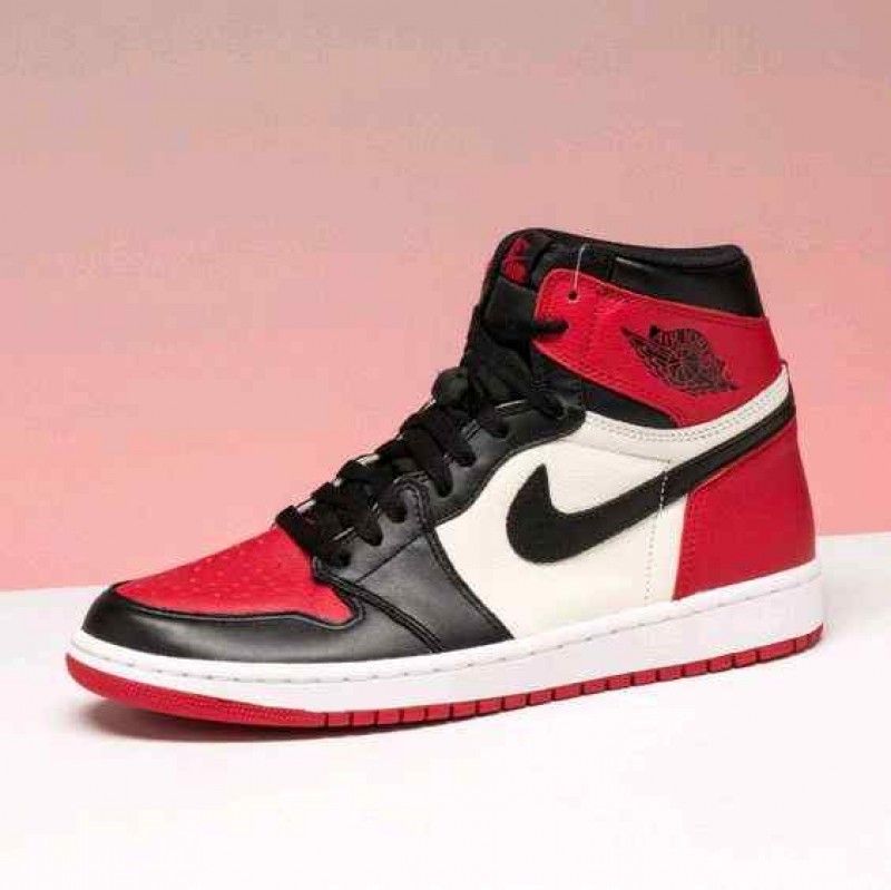 Air Jordan 1 Retro High OG Bred Toe Red semi ua