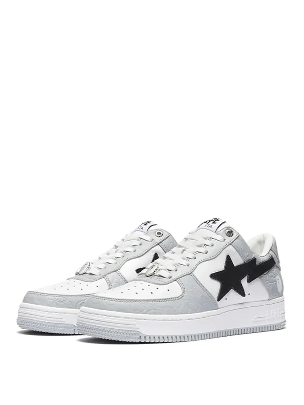 A BATHING APE BAPE STA LOW GREY BLACK SALE