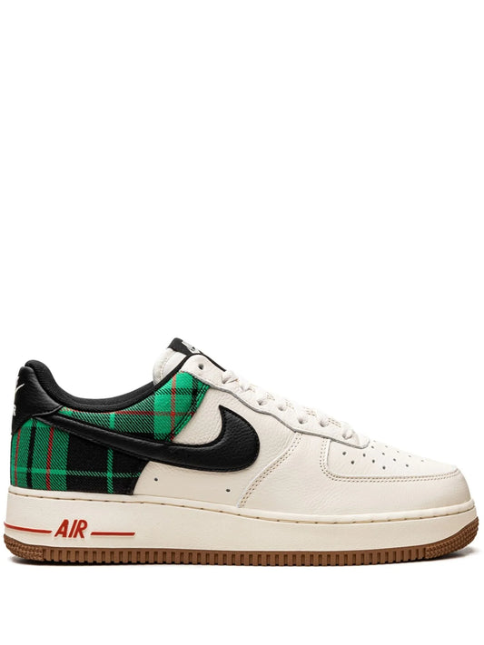 NIKE AIR FORCE 1 07 PLAID STADIUM GREEN