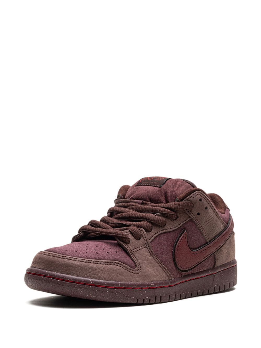 NIKE SB DUNK LOW CITY OF LOVE BURGUNDY CRUSH