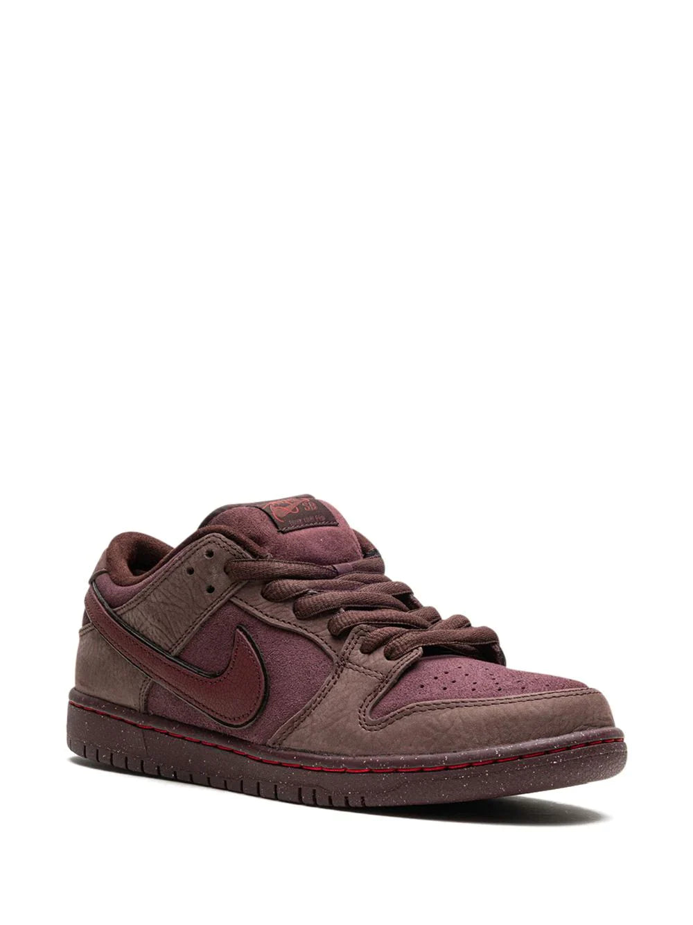 NIKE SB DUNK LOW CITY OF LOVE BURGUNDY CRUSH